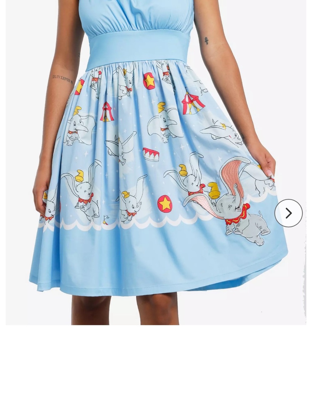 Disney Light Blue Dumbo Print Sundress - Picture 3 of 3